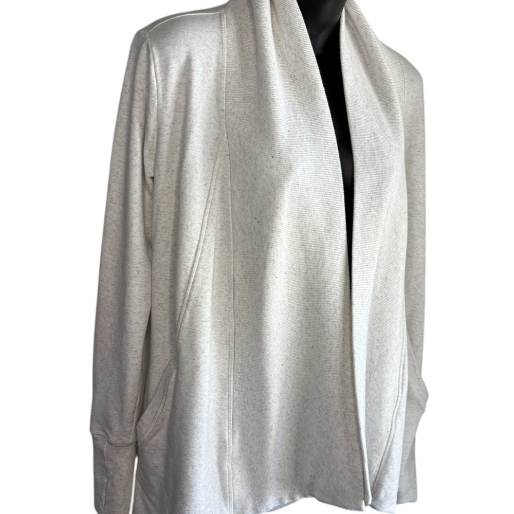 Athleta Womens small Pranayama Restore Wrap Gray Cardigan Loungewear Soft
Comfy - Picture 8 of 11